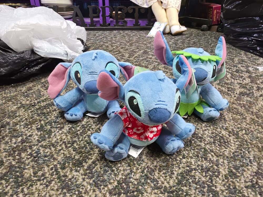 Disney Stitch Plush Collector Set 3 Pieces